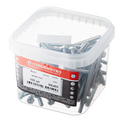 Болт оцинкованный M6x60 мм DIN 933 10,9 (100 шт.) - фото 3