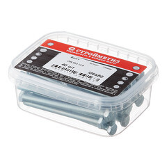 Болт оцинкованный M6x80 мм DIN 933 10,9 (40 шт.) - фото 2