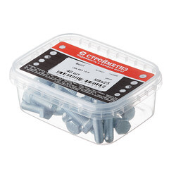 Болт оцинкованный M8x25 мм DIN 933 10,9 (40 шт.) - фото 3