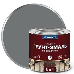 Грунт-эмаль 3в1 Proremontt серая 1,7 кг