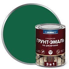 Грунт-эмаль 3в1 Proremontt зеленая 0,8 кг