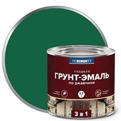 Грунт-эмаль 3в1 Proremontt зеленая 1,7 кг