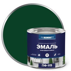 Эмаль алкидная Proremontt ПФ-115 зеленая 1,9 кг