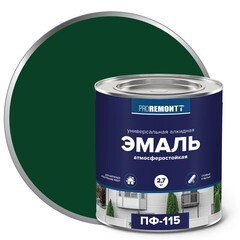 Эмаль алкидная Proremontt ПФ-115 зеленая 2,7 кг