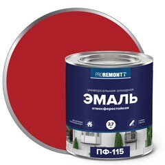 Эмаль алкидная Proremontt ПФ-115 красная 2,7 кг