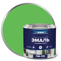 Эмаль алкидная Proremontt ПФ-115 салатовая 1,9 кг