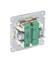 Выключатель Hegel Master двухклавишный встраиваемый слоновая кость (ВС10-451-01) - фото 3