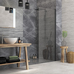 Мозаика Керамин Канон 1 серая матовая из керамогранита 300х300х10 мм - фото 9