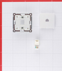 Розетка компьютерная Hegel Master встраиваемая белая RJ45 (РСК-400) - фото 2