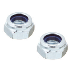 Гайка самоконтрящаяся оцинкованная М6 DIN 985 (14 шт.) - фото 1