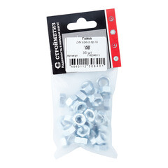 Гайка шестигранная оцинкованная М8 DIN 934 10 (35 шт.) - фото 2