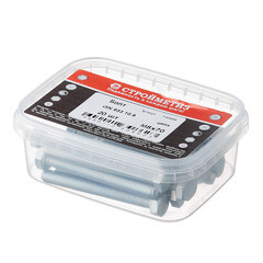 Болт оцинкованный M8x70 мм DIN 933 10,9 (20 шт.) - фото 2