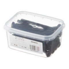 Болт оцинкованный M8x100 мм DIN 933 10,9 (20 шт.) - фото 3