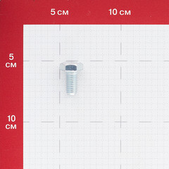 Болт оцинкованный M10x20 мм DIN 933 10,9 (100 шт.) - фото 2