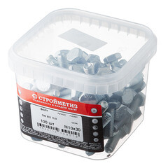 Болт оцинкованный M10x30 мм DIN 933 10,9 (100 шт.) - фото 3