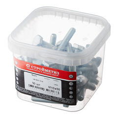 Болт оцинкованный M10x50 мм DIN 933 10,9 (50 шт.) - фото 3