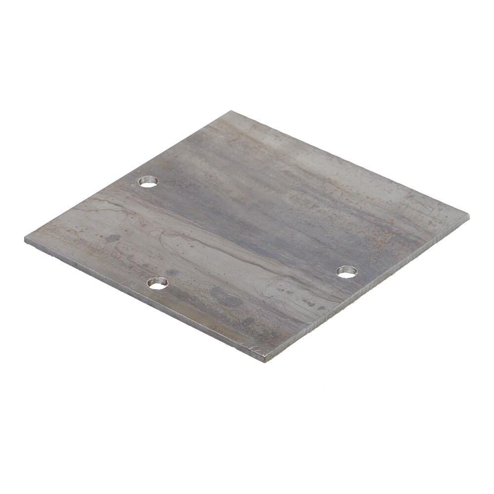 Изображение товара Пластина закладная 190х190х4 мм сталь Ст3 для строительства