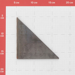 Косынка металлическая 120х120х3 мм - фото 2