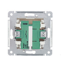 Выключатель Hegel Master одноклавишный встраиваемый слоновая кость с самовозвратом и подсветкой (ВС10-432-01) - фото 2