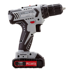 Дрель-шуруповерт аккумуляторная Ресанта ДА-18-2ЛК 18 В 2 Ач Li-Ion 2 АКБ и ЗУ (75/14/5) - фото 11