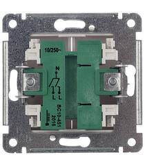 Выключатель Hegel Master двухклавишный встраиваемый белый (ВС10-451) - фото 2