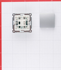 Переключатель Hegel Master одноклавишный встраиваемый серебро (ВС10-461-06) - фото 5