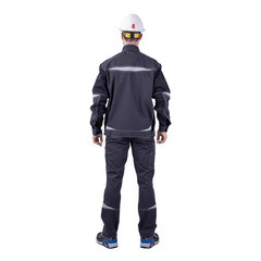 Куртка рабочая ГК Спецобъединение Турбо Safety 48-50 рост 170-176 см темно-серая/черная - фото 7