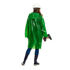 Плащ влагозащитный унисекс ПВД ГК Спецобъединение 44-56 (S-XXL) рост 175 см - фото 2