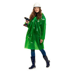 Плащ влагозащитный унисекс ПВД ГК Спецобъединение 44-56 (S-XXL) рост 175 см - фото 3