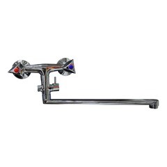 Смеситель для ванны Valta (EW00502) с длинным изливом двухвентильный