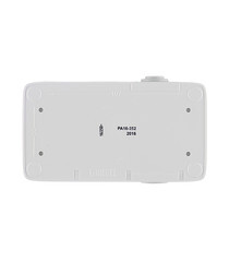 Розетка Hegel Alfa накладная белая со шторками с крышкой (РА16-252) - фото 3