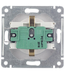 Розетка Hegel Master встраиваемая серебро (РС16-411-06) - фото 2