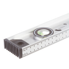 Уровень пузырьковый Hesler 40 см 3 глазка двутавровый - фото 5