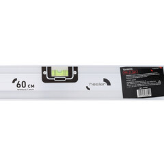 Уровень пузырьковый Hesler 60 см 3 глазка двутавровый - фото 4