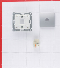 Розетка телефонная Hegel Master встраиваемая серебро RJ11 (РСТ-400-06) - фото 3