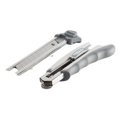 Нож строительный КМ 18 мм с сегментированным лезвием пластиковый корпус - фото 6