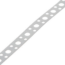 Лента крепежная перфорированная прямая 12х0,5 мм 25 м