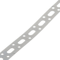 Лента крепежная перфорированная прямая 17х0,5 мм 25 м
