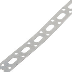Лента крепежная перфорированная прямая 17х0,5 мм 25 м - фото 1