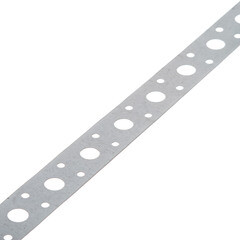 Лента крепежная перфорированная прямая 20х0,5 мм 25 м - фото 1