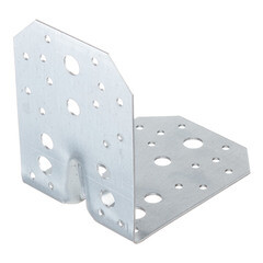 Уголок крепежный усиленный оцинкованный 130х130х100х2 мм - фото 3