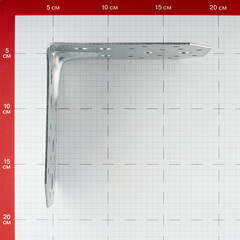 Уголок крепежный усиленный оцинкованный 130х130х100х2 мм - фото 2