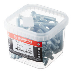 Болт оцинкованный M10x60 мм DIN 933 10,9 (50 шт.) - фото 3