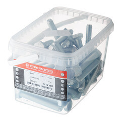 Болт оцинкованный M12x80 мм DIN 933 10,9 (50 шт.) - фото 3