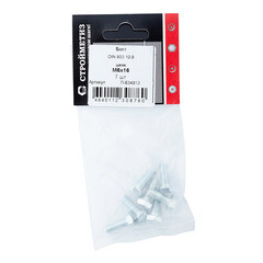 Болт оцинкованный M6x16 мм DIN 933 10,9 (7 шт.) - фото 2