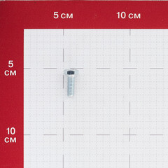 Болт оцинкованный M6x16 мм DIN 933 10,9 (7 шт.) - фото 3