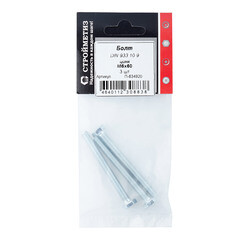 Болт оцинкованный M6x60 мм DIN 933 10,9 (3 шт.) - фото 3