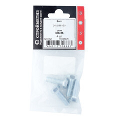 Болт оцинкованный M8x25 мм DIN 933 10,9 (4 шт.) - фото 3