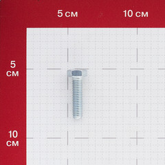 Болт оцинкованный M8x30 мм DIN 933 10,9 (4 шт.) - фото 2