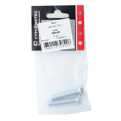 Болт оцинкованный M8x40 мм DIN 933 10,9 (2 шт.) - фото 3